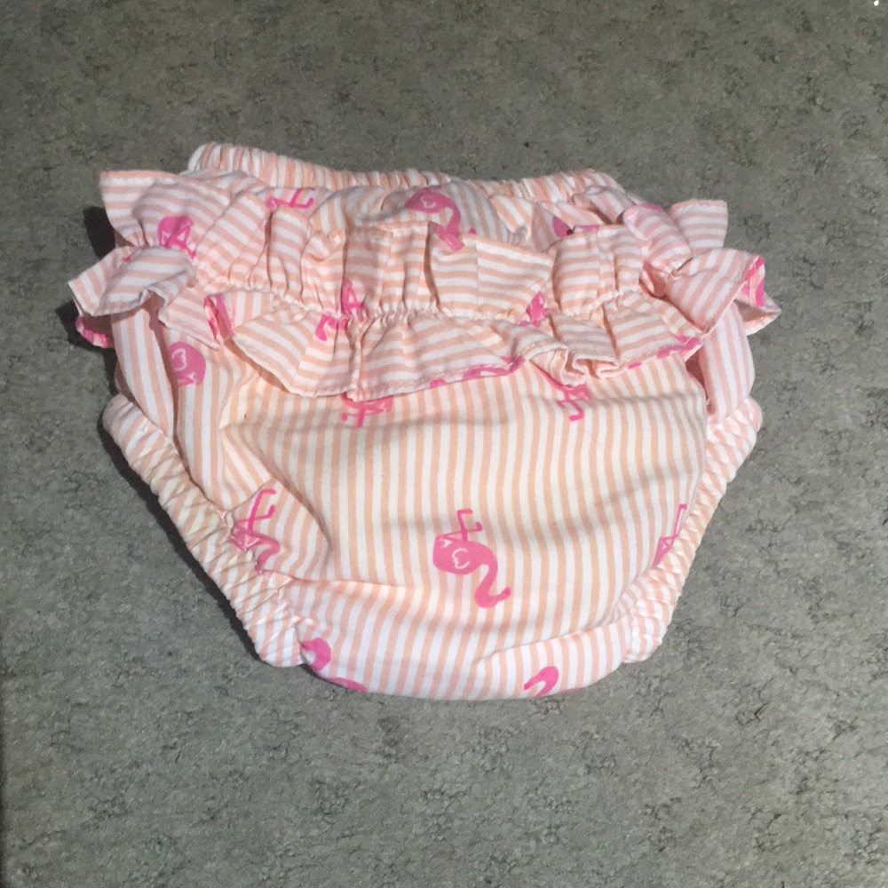 Flamingo pattern swim diaper (3-6 months)